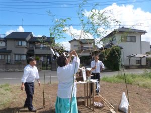 坂東岩井、S様邸地鎮祭