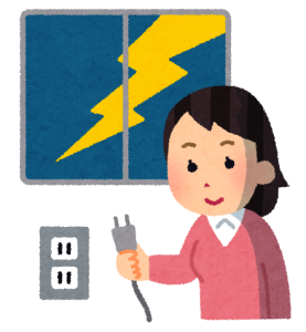 お家でできる雷対策