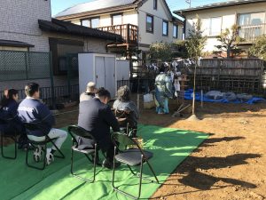 牛久市Ｙ様邸　地鎮祭