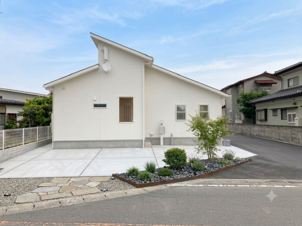 収納力とデザイン性を兼ね備えた平屋