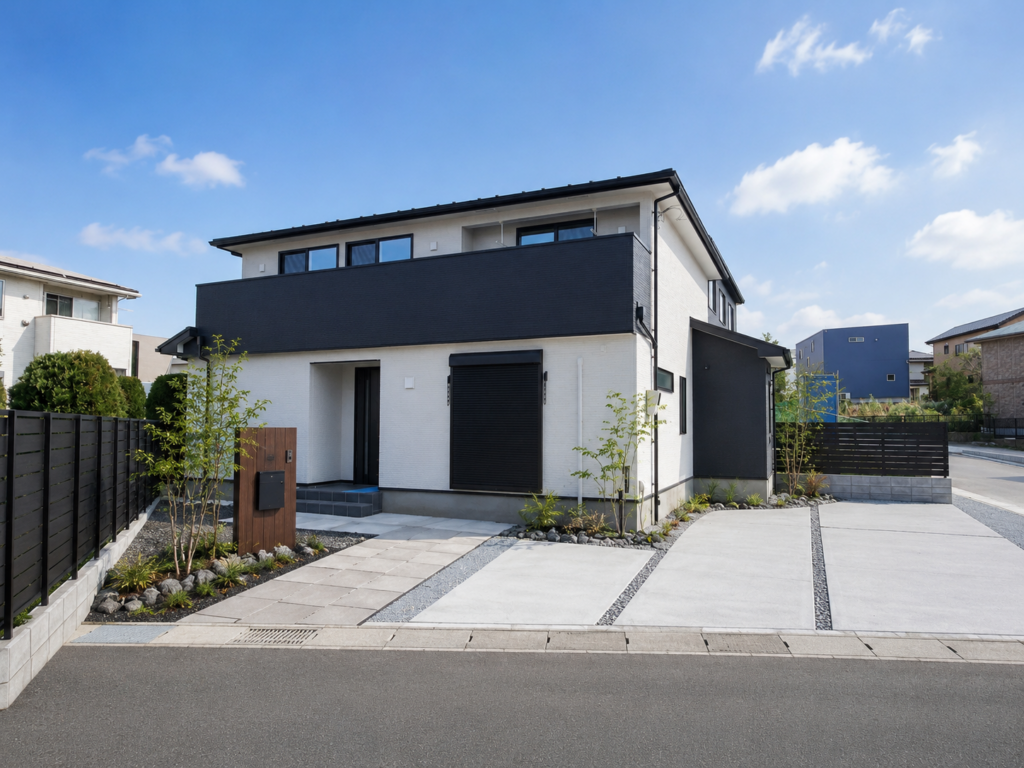 大理石調フロアが主役!こだわりを詰め込んだ上質な白の空間